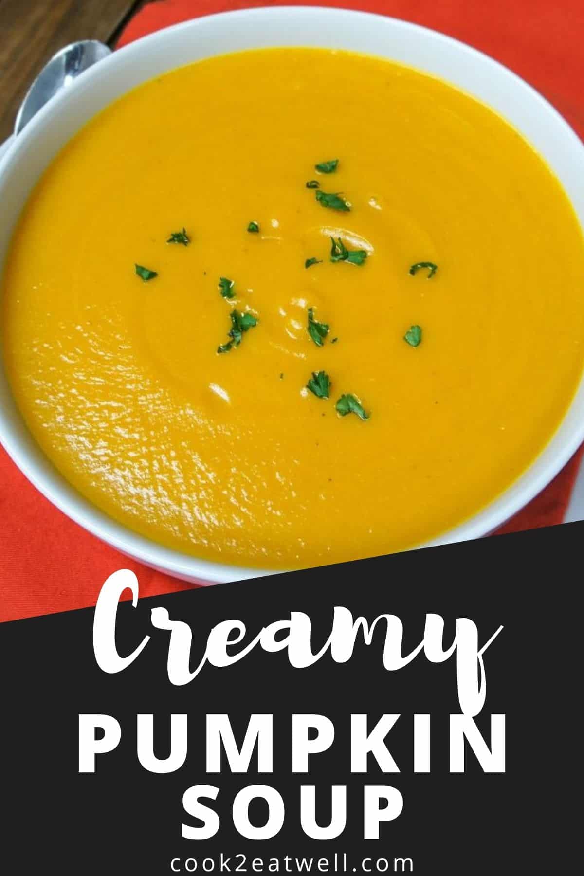 Creamy Pumpkin Soup - Cook2eatwell