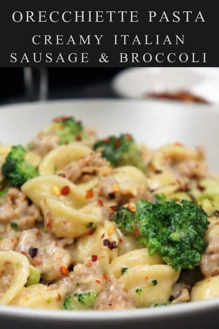 Orecchiette with Sausage and Broccoli - Cook2eatwell