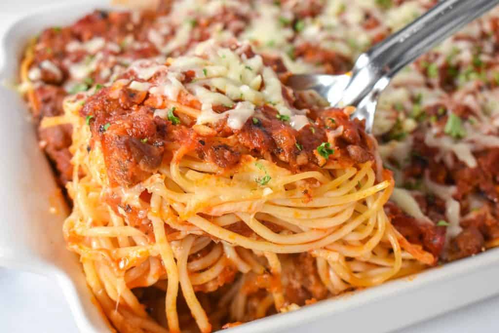 Baked Spaghetti - Cook2eatwell