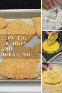 bread/dredge definition in cooking