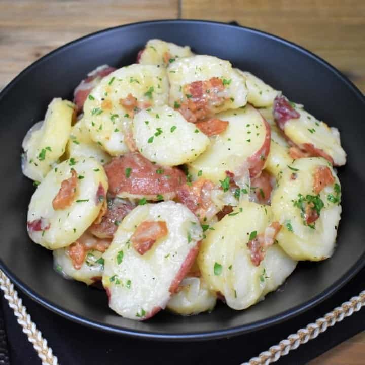 Warm Potato Salad - Cook2eatwell