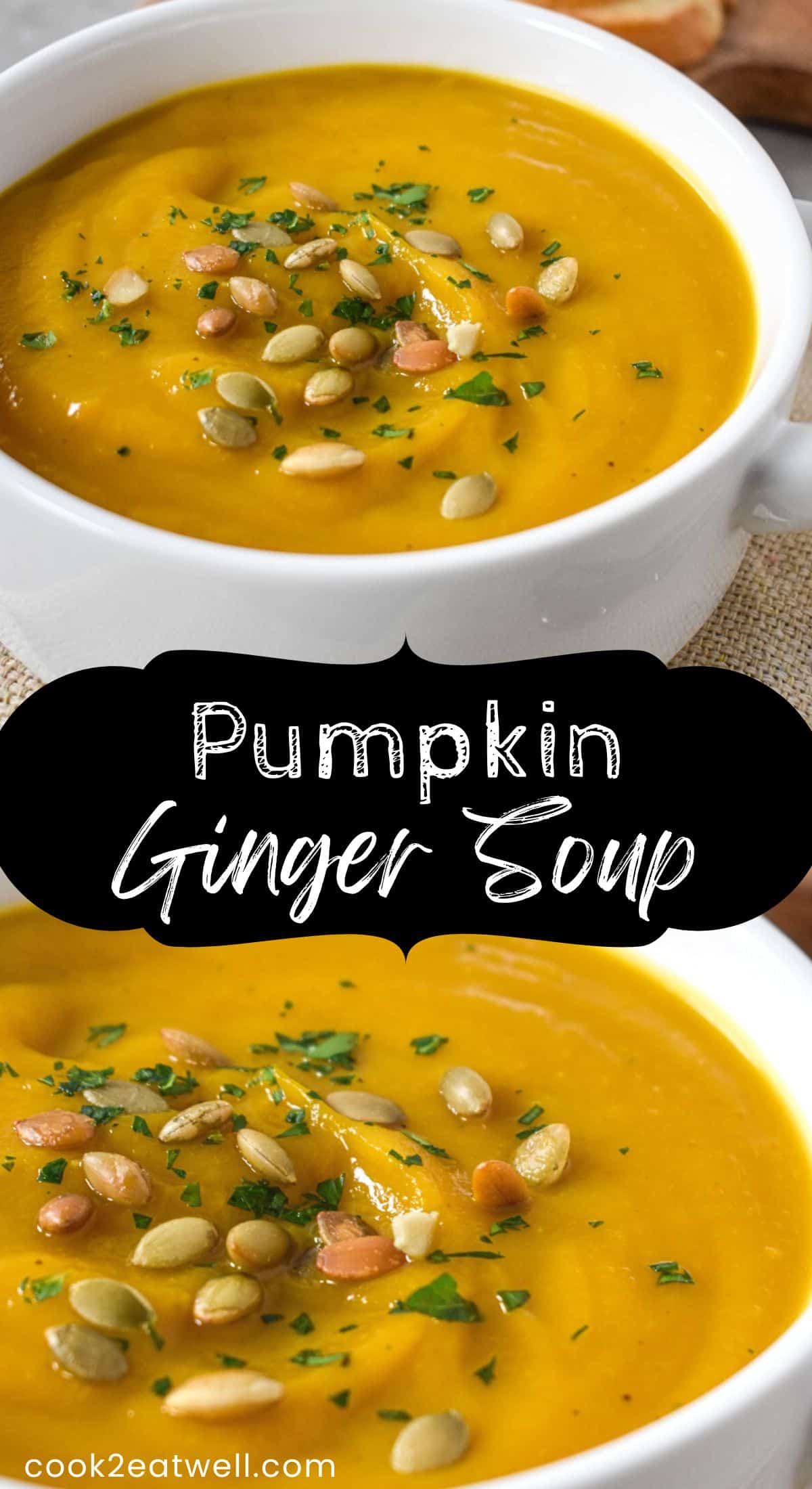 Pumpkin Ginger Soup - Cook2eatwell