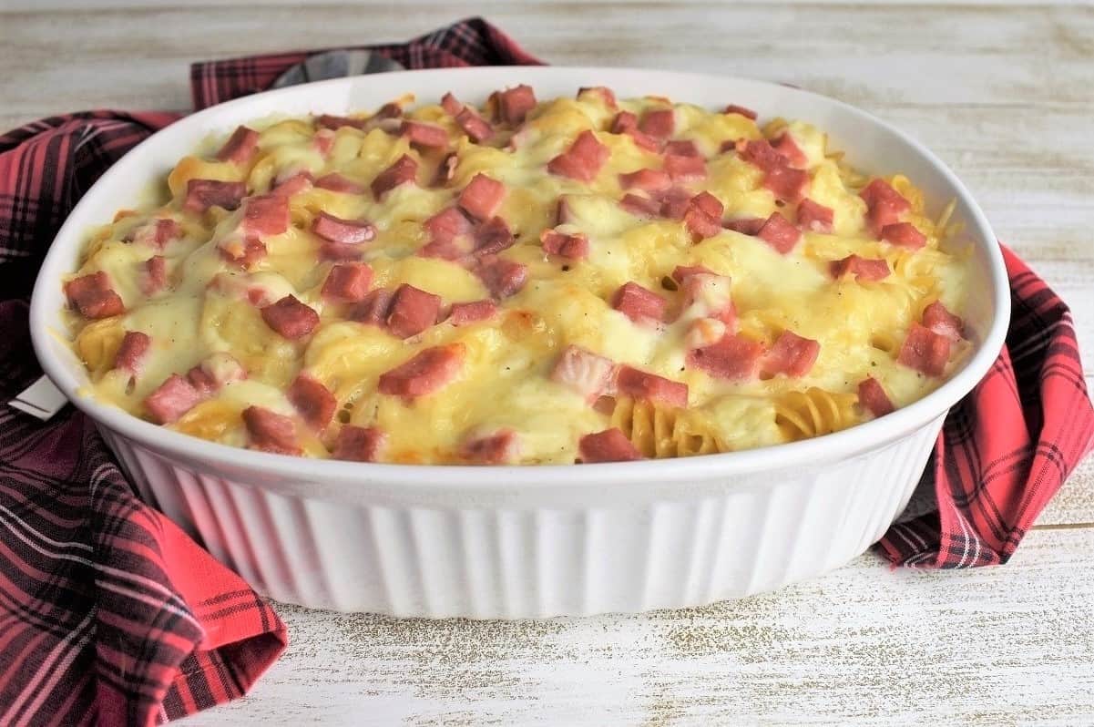 Ham and Cheese Pasta - Cook2eatwell