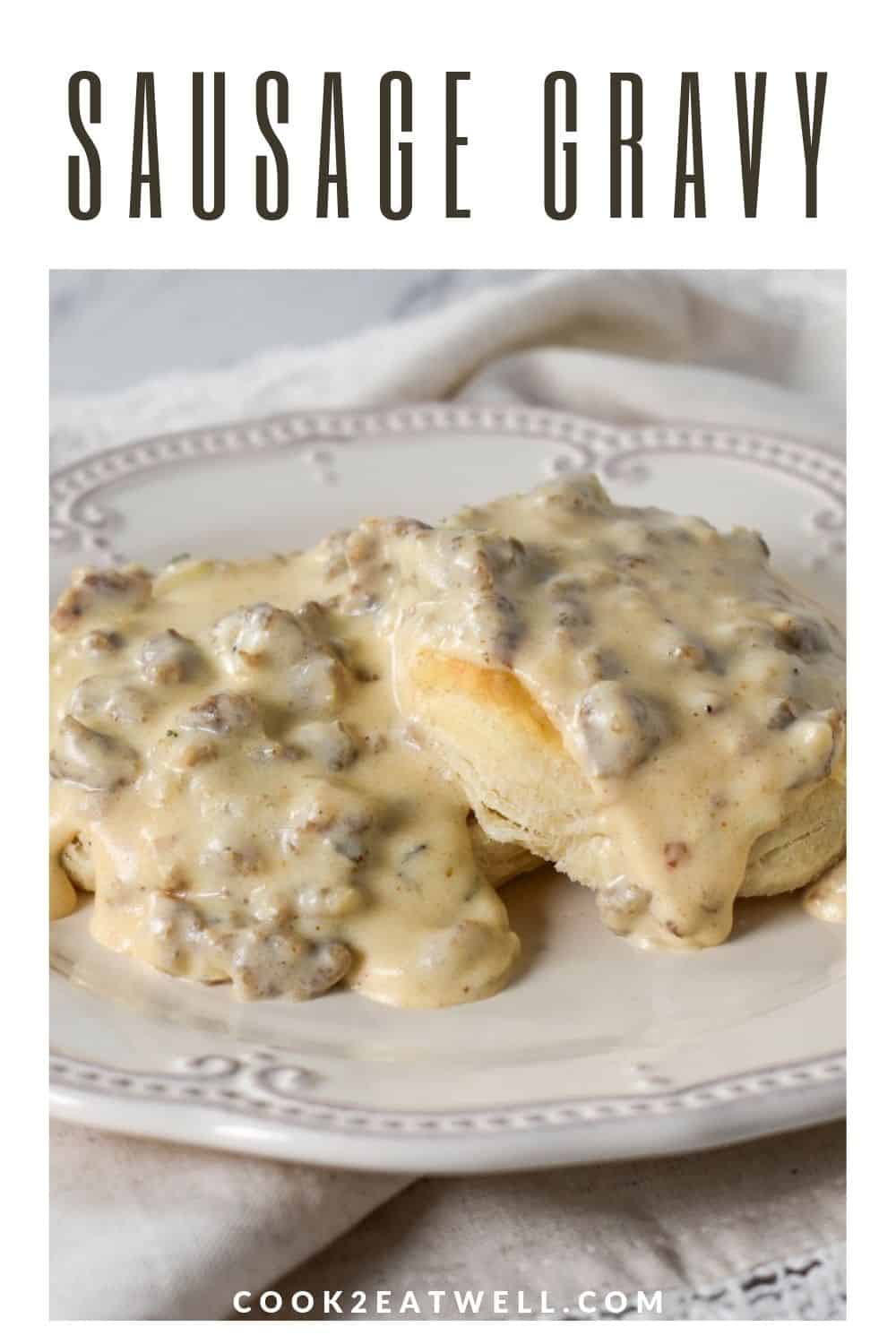 Sausage Gravy - Cook2eatwell