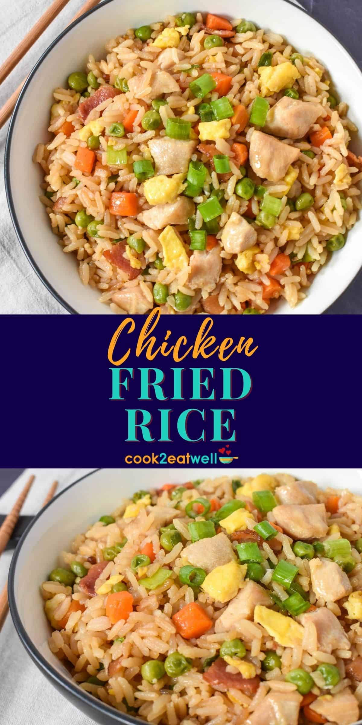 Chicken Fried Rice - Cook2eatwell