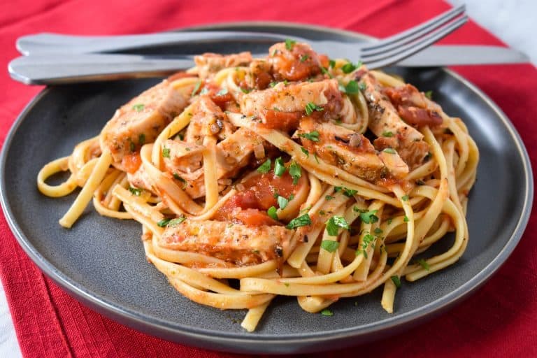 Chicken Tomato Pasta - Cook2eatwell