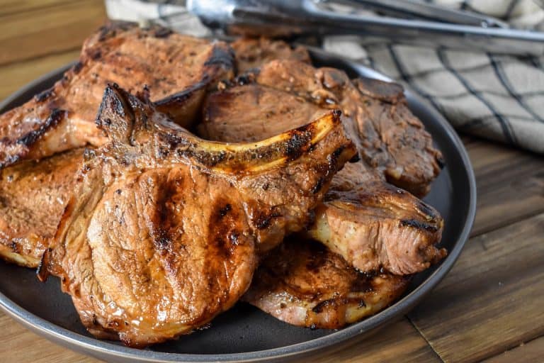 Grilled Pork Chops with Mojo Marinade - Cook2eatwell