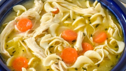 Chicken Egg Noodle Soup - Cook2eatwell