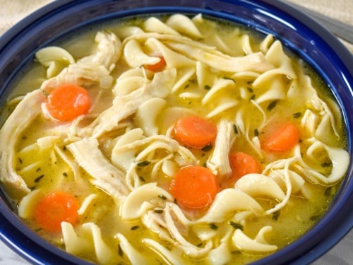 Chicken Egg Noodle Soup - Cook2eatwell