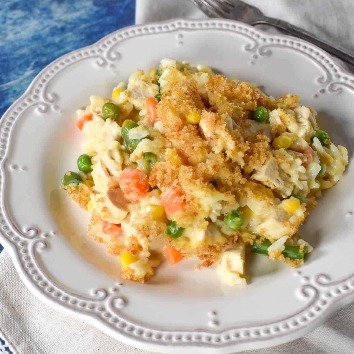 Creamy Chicken and Rice Casserole - Cook2eatwell