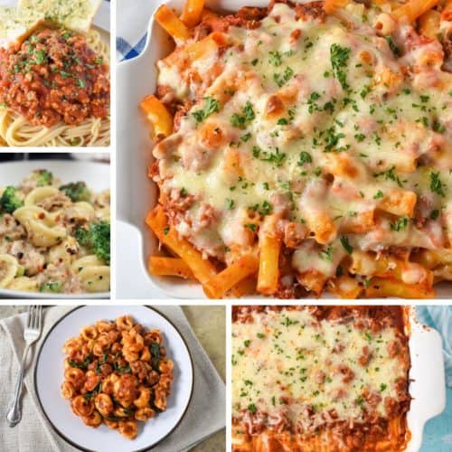 Sausage and Pasta Recipes - Cook2eatwell