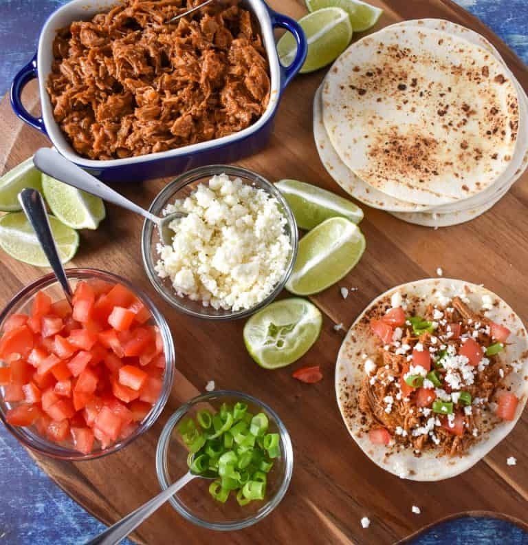 Shredded Pork Tacos - Cook2eatwell