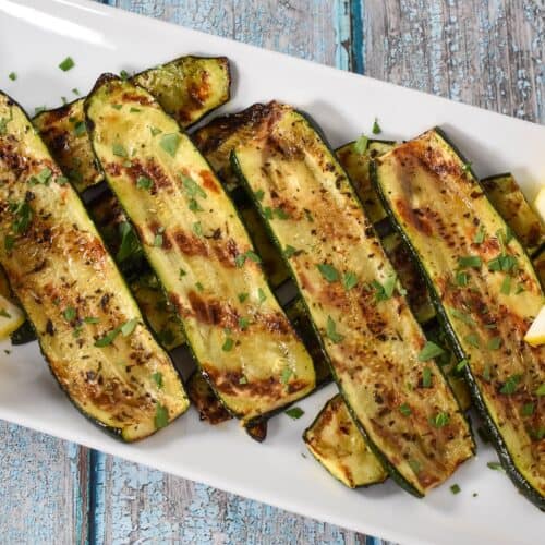 Grilled Zucchini - Cook2eatwell