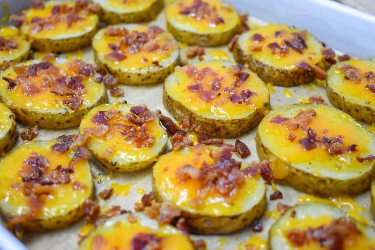 Baked Potato Slices - Cook2eatwell