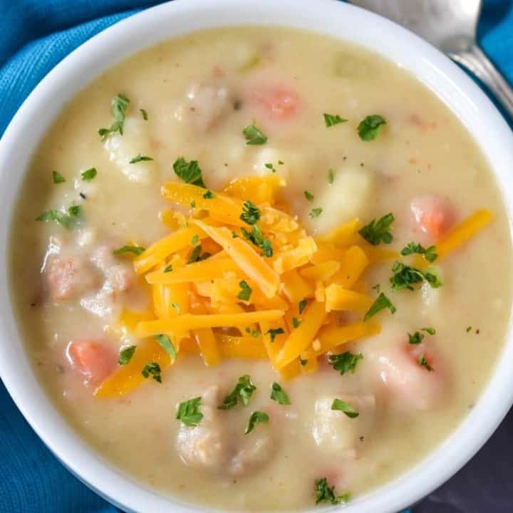 Sausage Potato Soup - Cook2eatwell