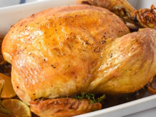 Simple Roasted Chicken - Cook2eatwell