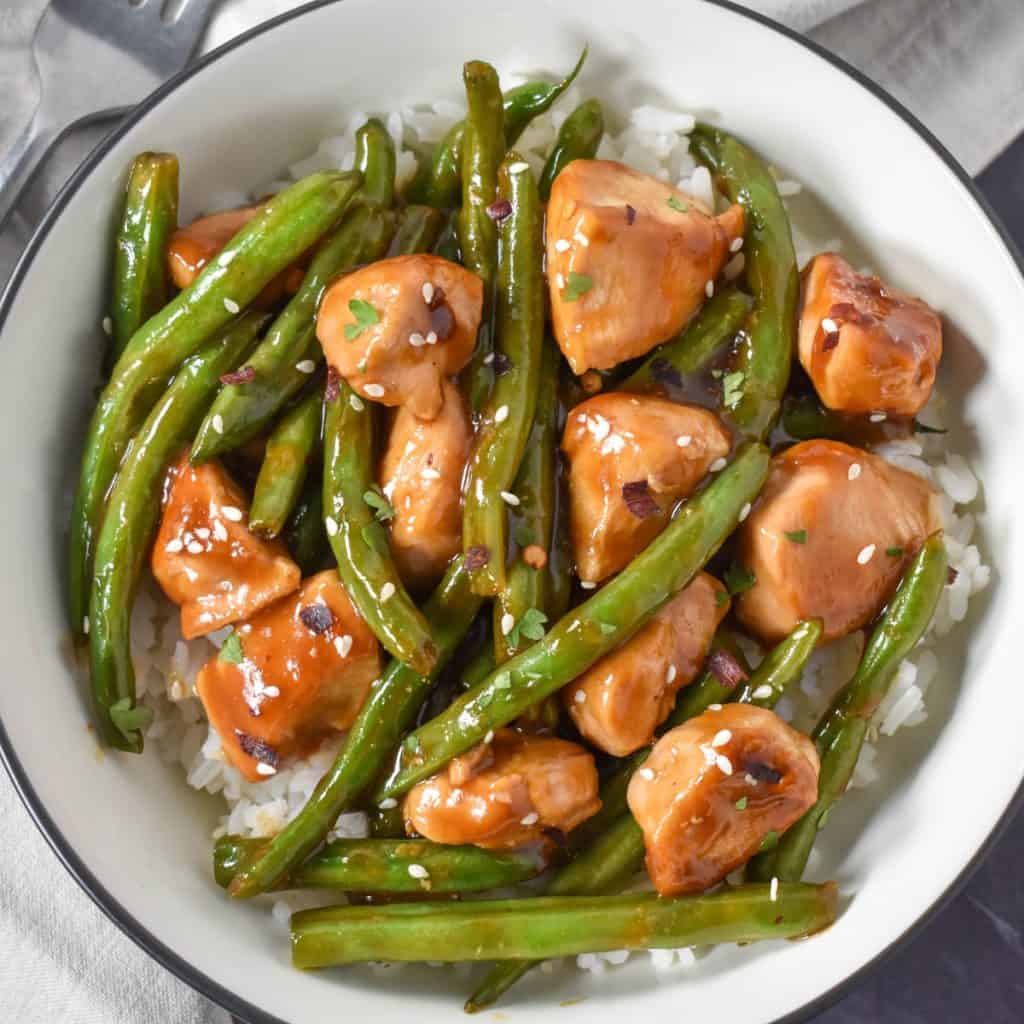 Chicken Green Bean Stir Fry - Cook2eatwell