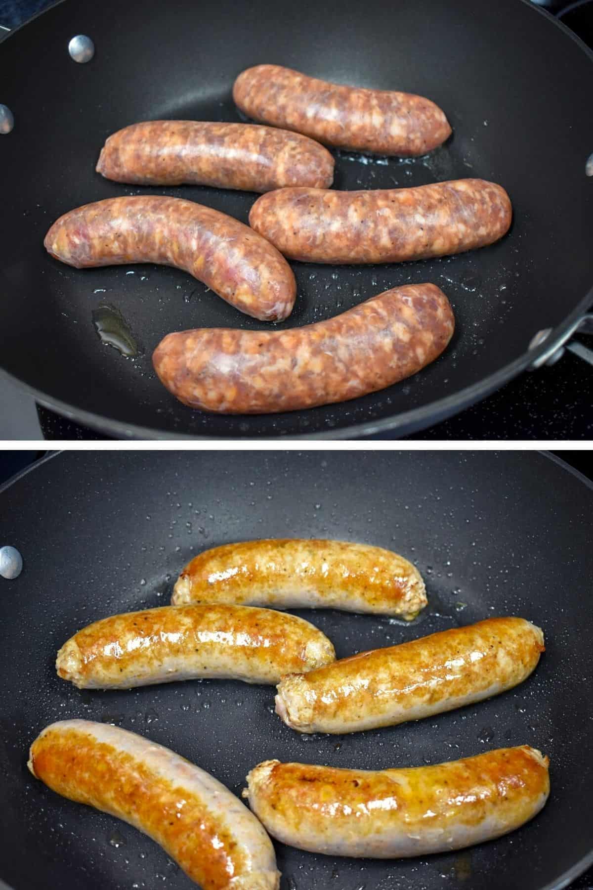 How To Cook Sausage Frying Pan