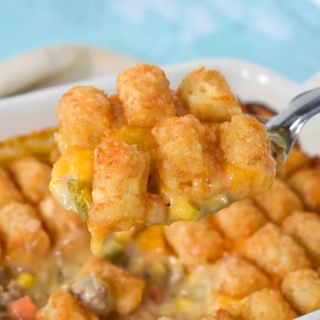 Ground Turkey Tater Tot Casserole - Cook2eatwell