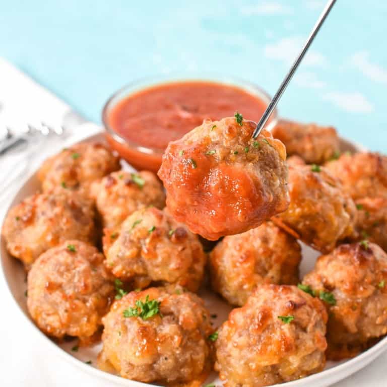 Sausage Cheese Balls - Cook2eatwell