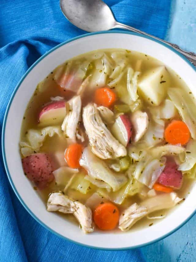 Chicken Soup With Cabbage Cook2eatwell 