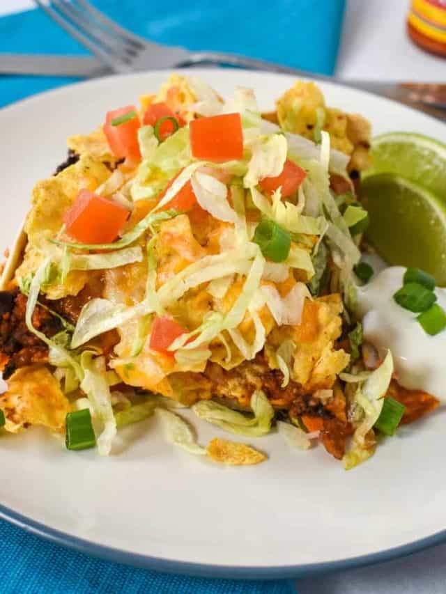 Ground Turkey Taco Bake Cook2eatwell   Cropped Turkey Taco Casserole Image 1 