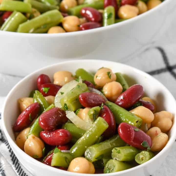 Three Bean Salad - Cook2eatwell