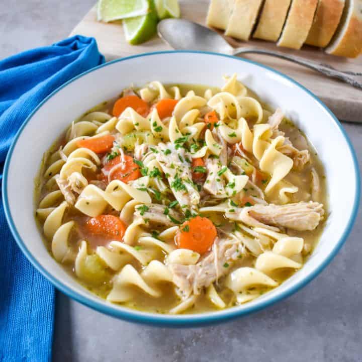 Turkey Noodle Soup - Cook2eatwell