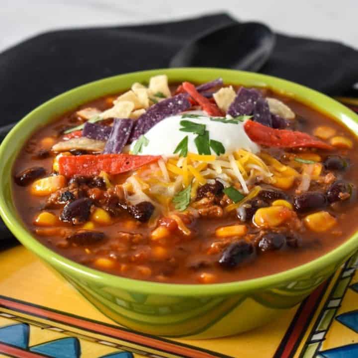 Turkey Taco Soup - Cook2eatwell