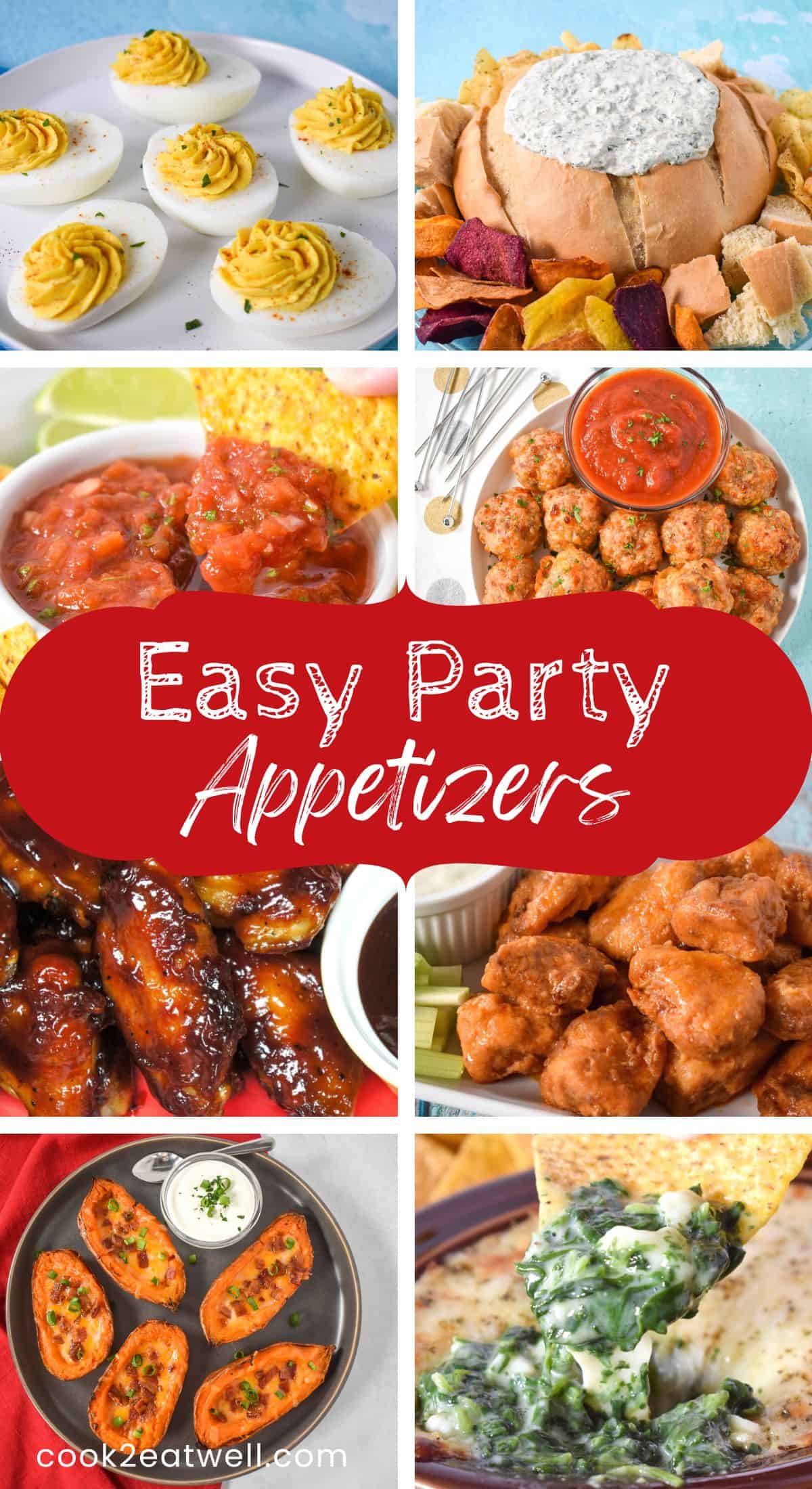 Easy Party Appetizers - Cook2eatwell