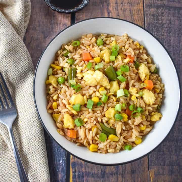 Egg Fried Rice - Cook2eatwell