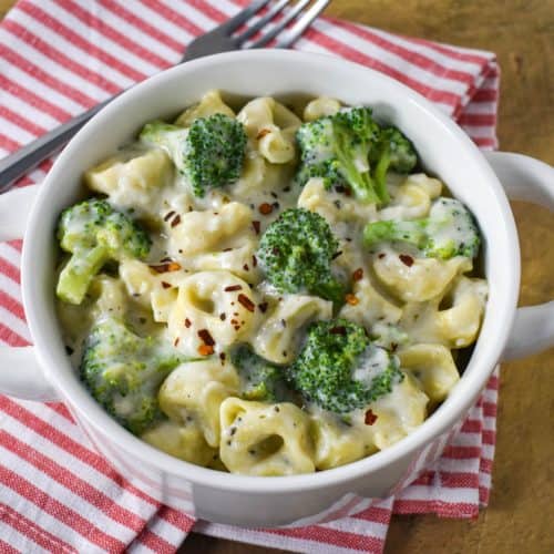 Creamy Tortellini With Broccoli - Cook2eatwell