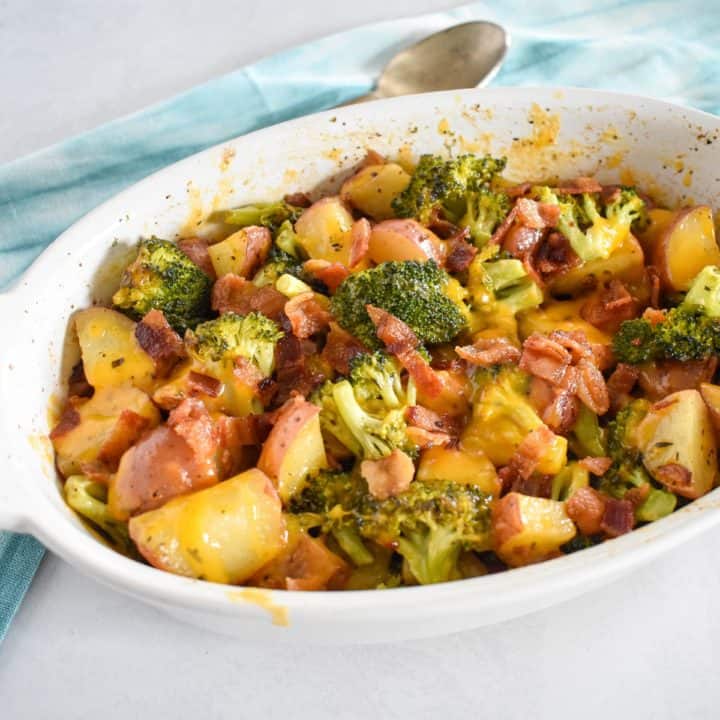 Potato Broccoli Bake - Cook2eatwell