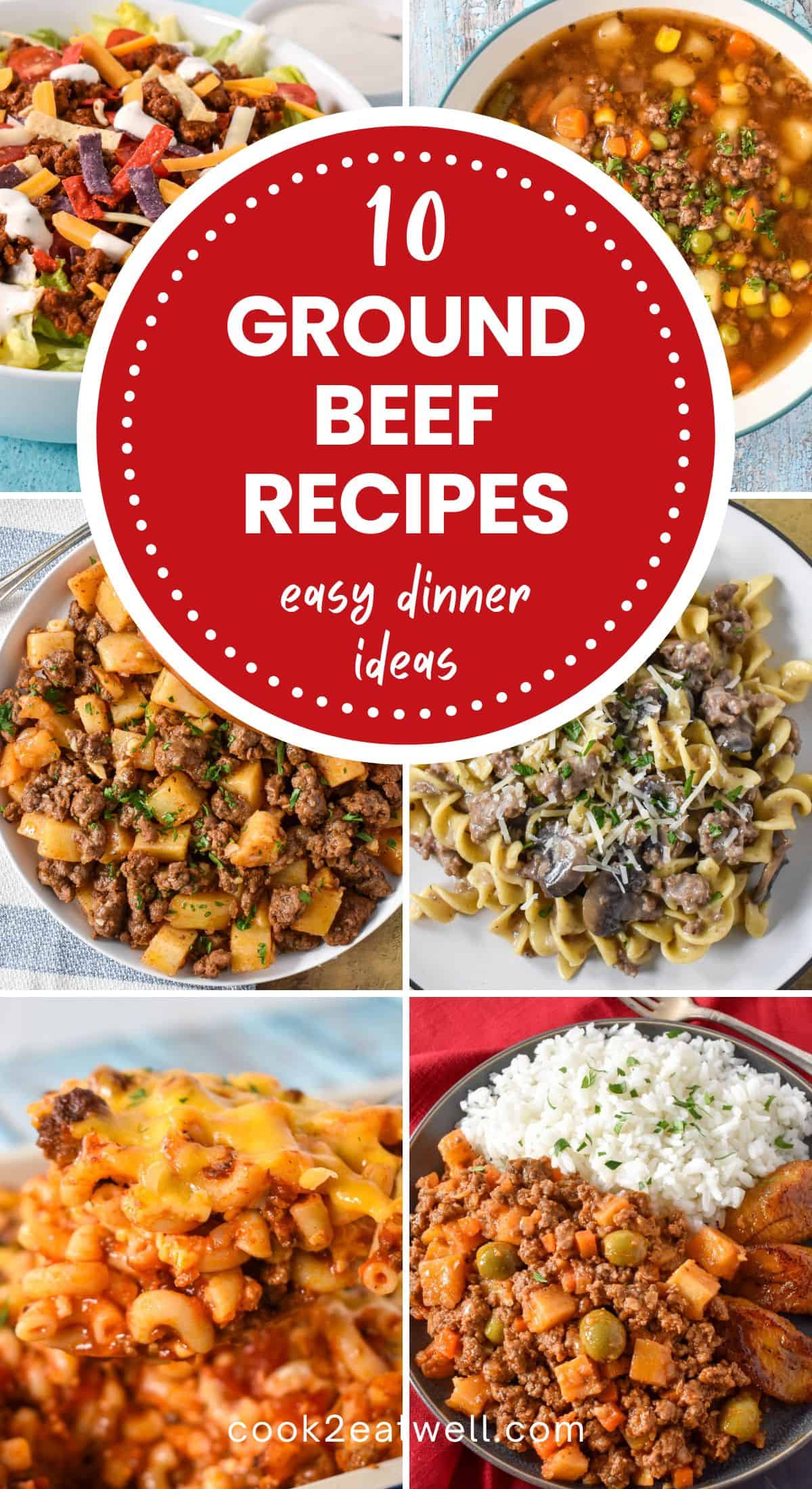 10 Recipes for a Pound of Ground Beef - Cook2eatwell